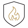 Certified fire resistant